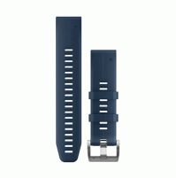 QuickFit 22 Watch Bands - 2 Acc, quatix 8, QF Captain Blue Silicone Band, WW/Asia - 010-13989-00 - Garmin